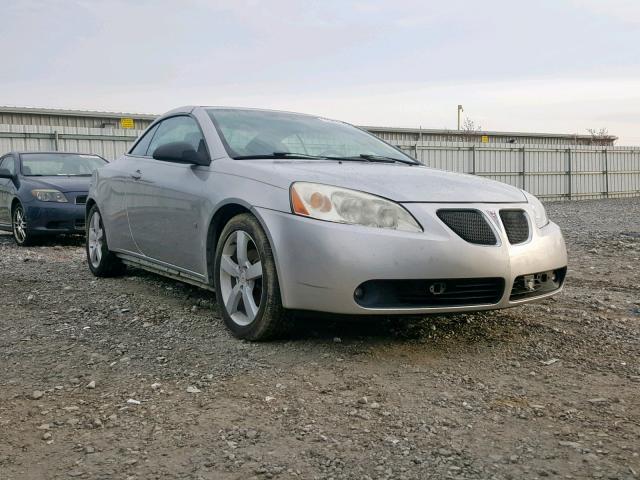 1G2ZH36N274251338 - 2007 PONTIAC G6 GT SILVER photo 1