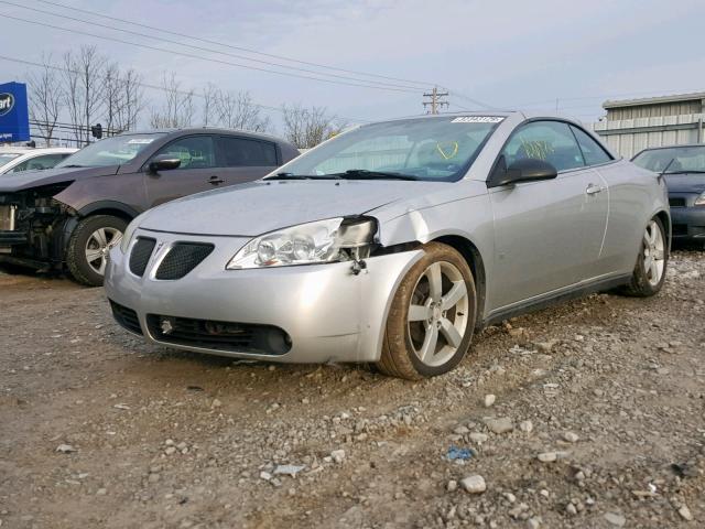 1G2ZH36N274251338 - 2007 PONTIAC G6 GT SILVER photo 2