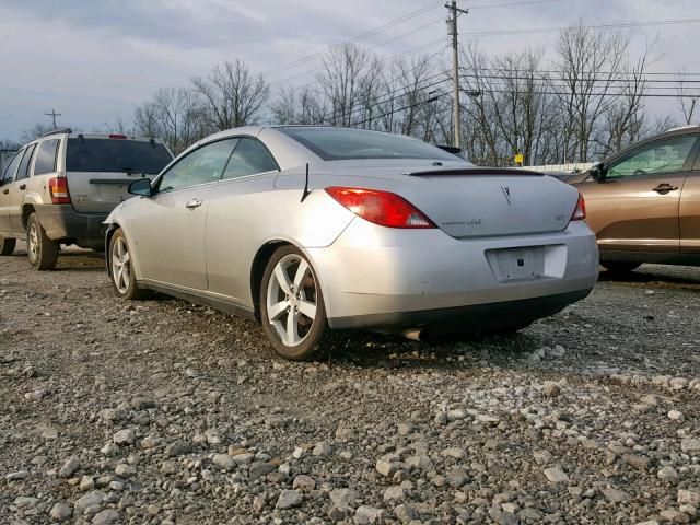 1G2ZH36N274251338 - 2007 PONTIAC G6 GT SILVER photo 3