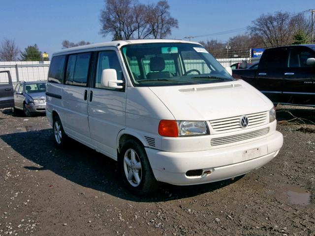 WV2MB47093H037760 - 2003 VOLKSWAGEN EUROVAN MV WHITE photo 1