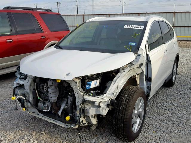 5J6RM3H7XGL012299 - 2016 HONDA CR-V EXL WHITE photo 2