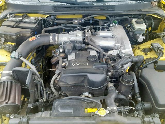 JTHBD192530070023 - 2003 LEXUS IS 300 YELLOW photo 7