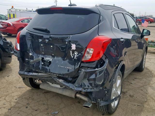 KL4CJBSBXGB630850 - 2016 BUICK ENCORE CON BLACK photo 4