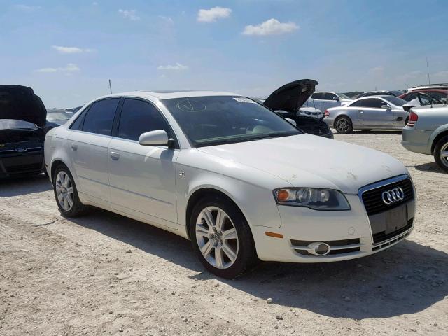 WAUAF78E85A556101 - 2005 AUDI A4 2.0T WHITE photo 1