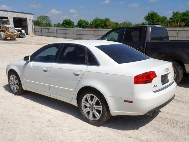 WAUAF78E85A556101 - 2005 AUDI A4 2.0T WHITE photo 3