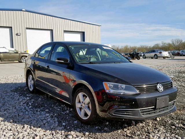 3VWLL7AJ1CM082503 - 2012 VOLKSWAGEN JETTA TDI BLACK photo 1