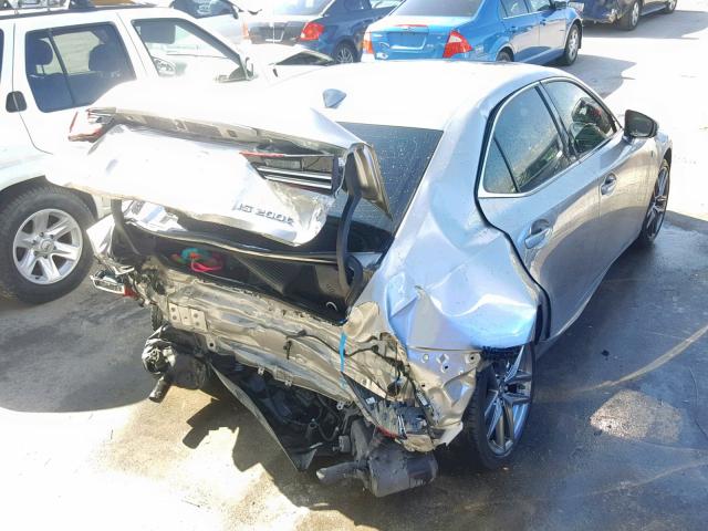 JTHBA1D29G5031024 - 2016 LEXUS IS 200T SILVER photo 4