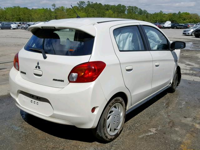 ML32A3HJ0FH048616 - 2015 MITSUBISHI MIRAGE DE WHITE photo 4