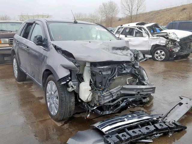 2FMDK4KC3ABA48758 - 2010 FORD EDGE LIMIT SILVER photo 1