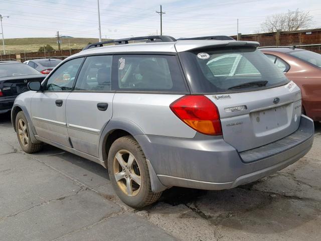 4S4BP61C277328372 - 2007 SUBARU LEGACY OUT SILVER photo 3