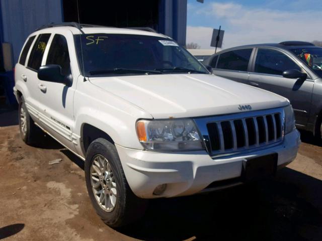 1J4GW58N04C203009 - 2004 JEEP GRAND CHER WHITE photo 1