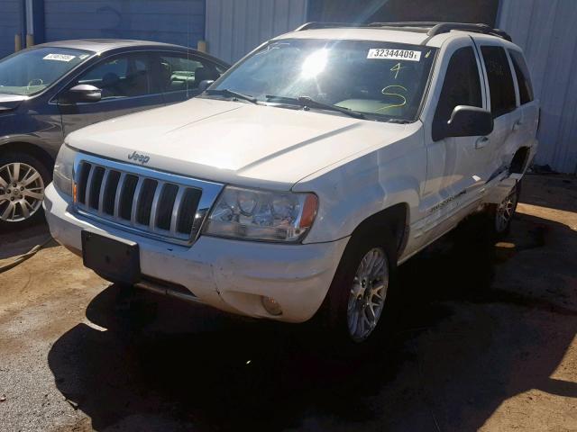 1J4GW58N04C203009 - 2004 JEEP GRAND CHER WHITE photo 2