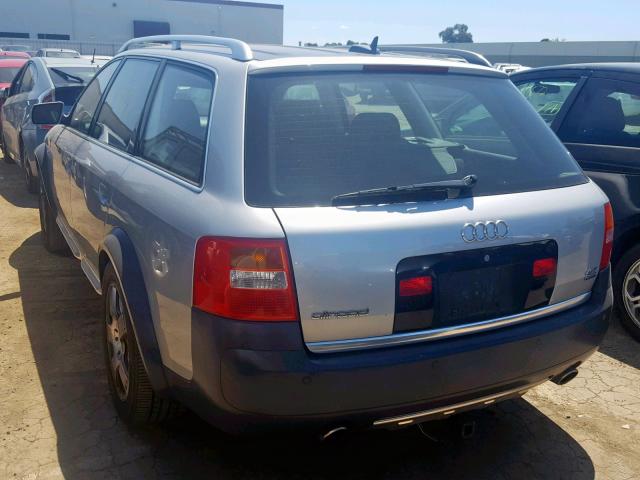 WA1YL54B44N000301 - 2004 AUDI ALLROAD 4. SILVER photo 3