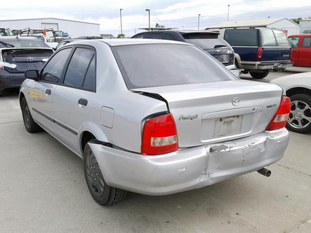 JM1BJ225830140747 - 2003 MAZDA PROTEGE DX GRAY photo 3