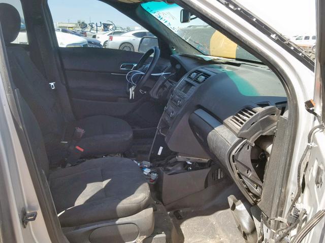 1FM5K8AR4GGC15227 - 2016 FORD EXPLORER P SILVER photo 5