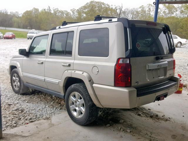 1J8HH68297C627267 - 2007 JEEP COMMANDER TAN photo 3
