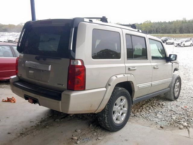1J8HH68297C627267 - 2007 JEEP COMMANDER TAN photo 4