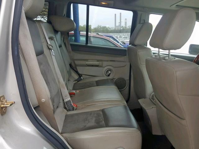 1J8HH68297C627267 - 2007 JEEP COMMANDER TAN photo 6