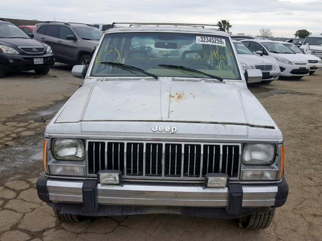 1J4FJ58L8LL164774 - 1990 JEEP CHEROKEE L WHITE photo 9