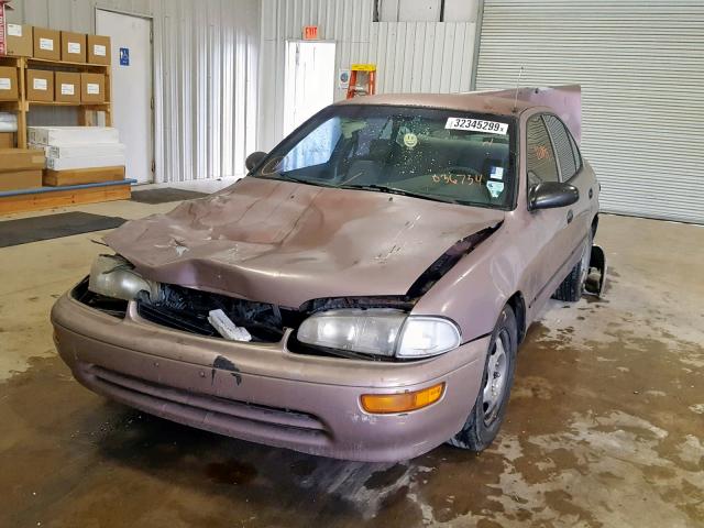 1Y1SK5361PZ036734 - 1993 GEO PRIZM BASE ყავისფერი ფოტო 2