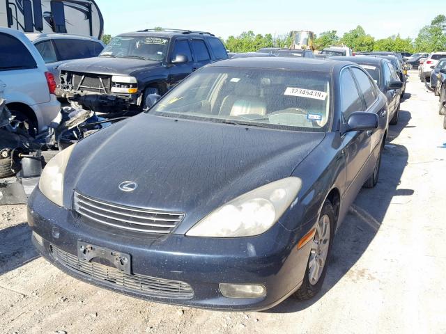 JTHBF30G220062541 - 2002 LEXUS ES 300 BLACK photo 2