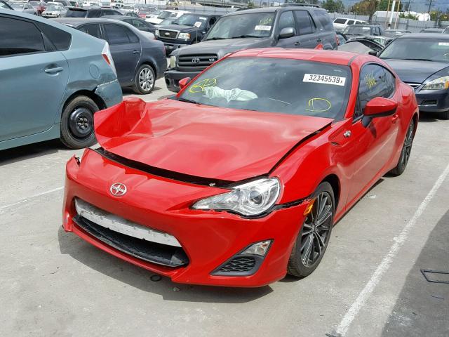 JF1ZNAA15G9709234 - 2016 TOYOTA SCION FR-S RED photo 2