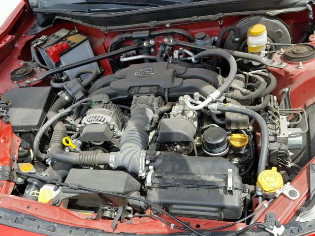 JF1ZNAA15G9709234 - 2016 TOYOTA SCION FR-S RED photo 7