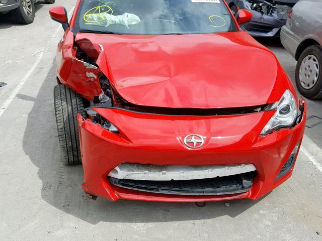 JF1ZNAA15G9709234 - 2016 TOYOTA SCION FR-S RED photo 9