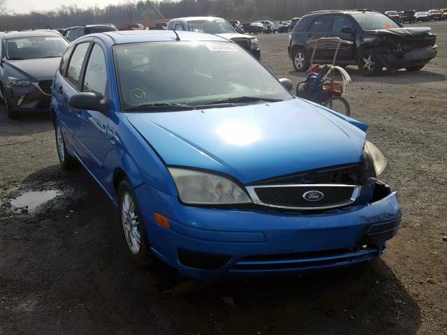 1FAFP37N97W131207 - 2007 FORD FOCUS ZX5 BLUE photo 1