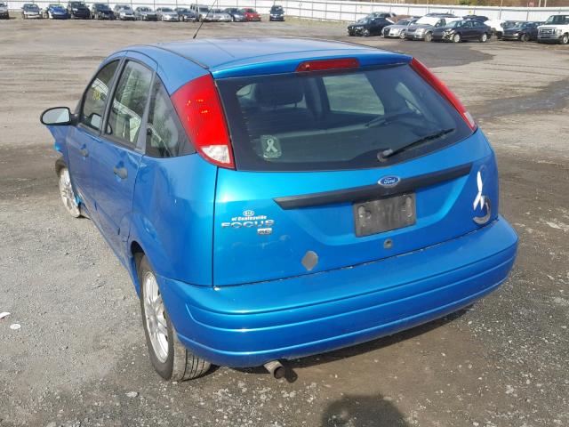 1FAFP37N97W131207 - 2007 FORD FOCUS ZX5 BLUE photo 3