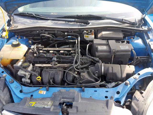 1FAFP37N97W131207 - 2007 FORD FOCUS ZX5 BLUE photo 7