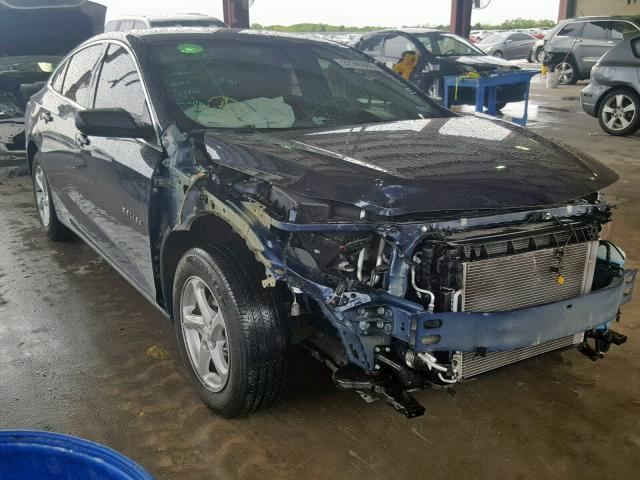 1G1ZB5ST2JF175637 - 2018 CHEVROLET MALIBU LS BLUE photo 1