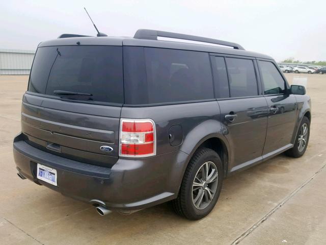 2FMGK5B87GBA10022 - 2016 FORD FLEX SE BLACK photo 4