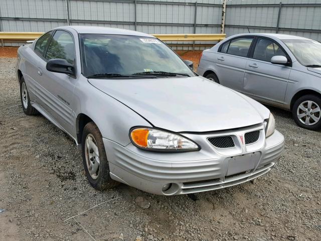 1G2NF12T31M595507 - 2001 PONTIAC GRAND AM S SILVER photo 1