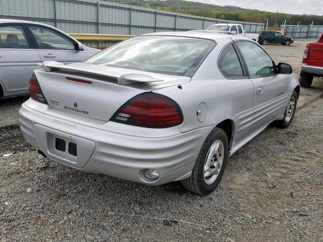 1G2NF12T31M595507 - 2001 PONTIAC GRAND AM S SILVER photo 4