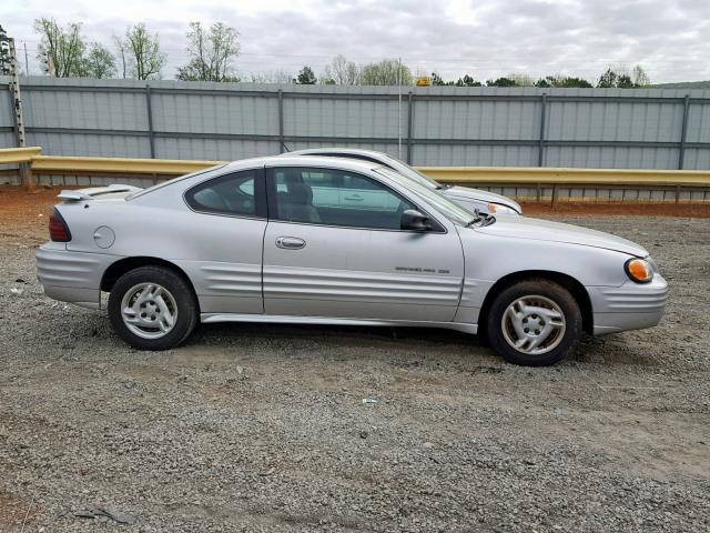 1G2NF12T31M595507 - 2001 PONTIAC GRAND AM S SILVER photo 9