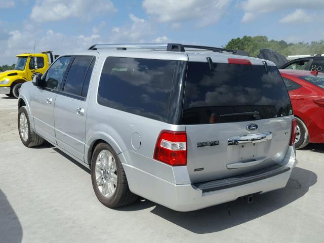 1FMJK1K54BEF27604 - 2011 FORD EXPEDITION SILVER photo 3