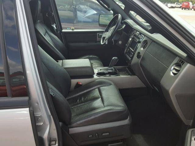 1FMJK1K54BEF27604 - 2011 FORD EXPEDITION SILVER photo 5