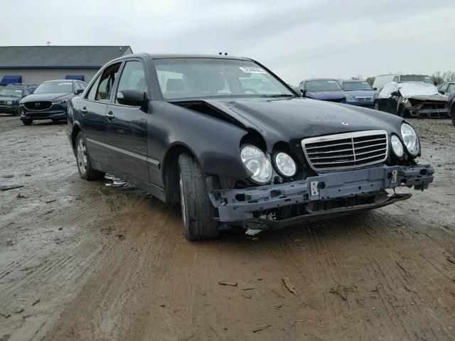 WDBJF65J62B447378 - 2002 MERCEDES-BENZ E 320 BLACK photo 1