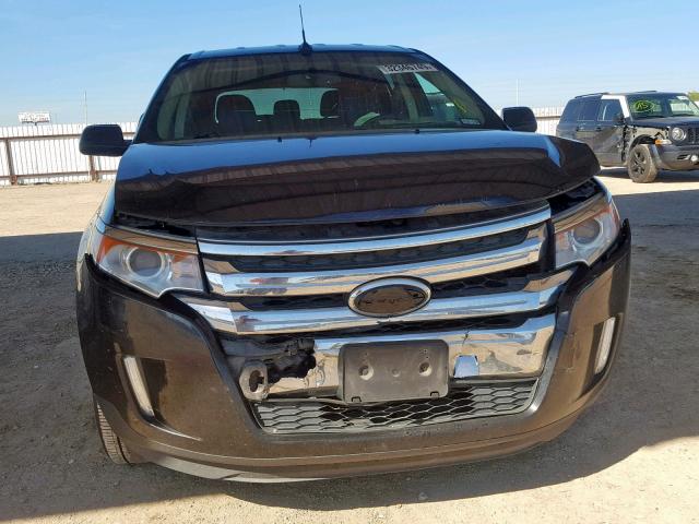 2FMDK3KC6DBC38682 - 2013 FORD EDGE LIMIT BLACK photo 9