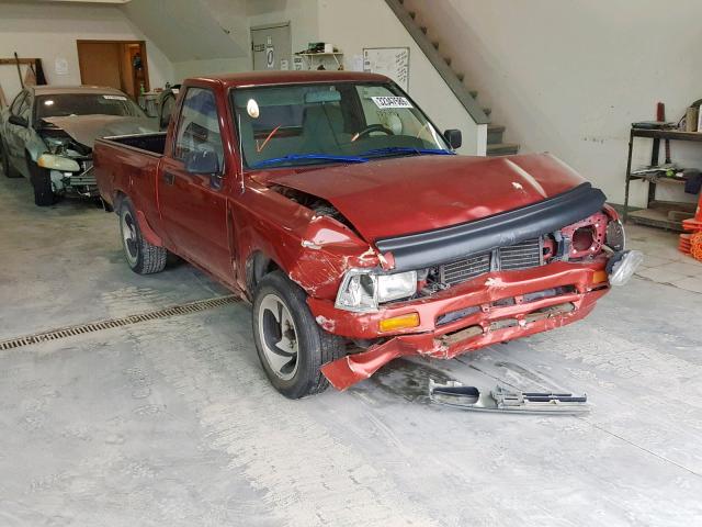 4TARN81A9NZ033298 - 1992 TOYOTA PICKUP 1/2 RED photo 1