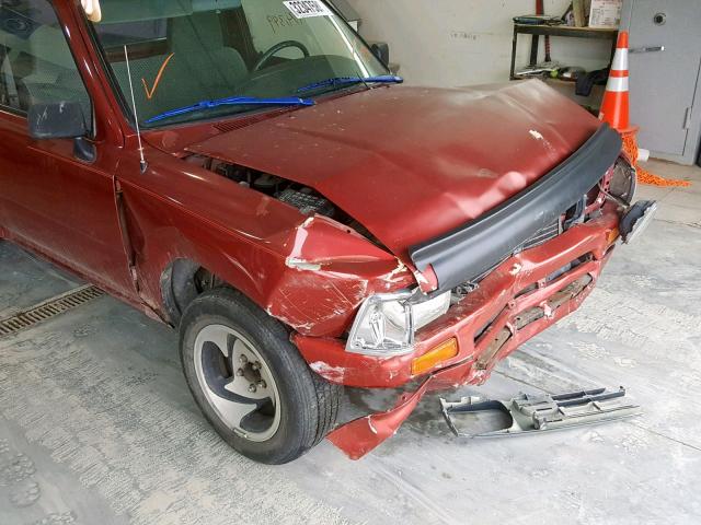 4TARN81A9NZ033298 - 1992 TOYOTA PICKUP 1/2 RED photo 9