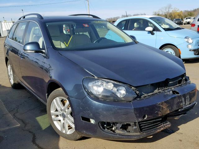 3VWTL7AJ3AM669671 - 2010 VOLKSWAGEN JETTA TDI BLUE photo 1