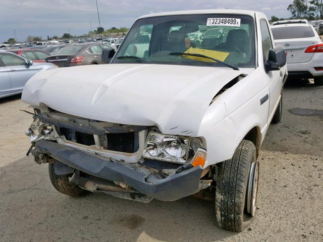 1FTYR10DX8PB18464 - 2008 FORD RANGER WHITE photo 2