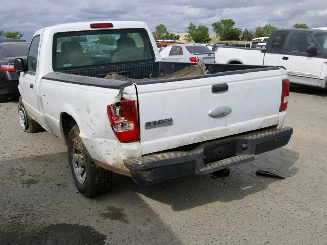 1FTYR10DX8PB18464 - 2008 FORD RANGER WHITE photo 3