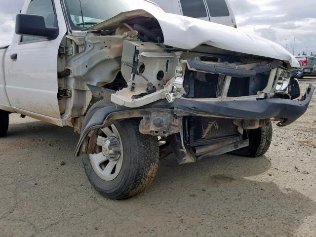 1FTYR10DX8PB18464 - 2008 FORD RANGER WHITE photo 9