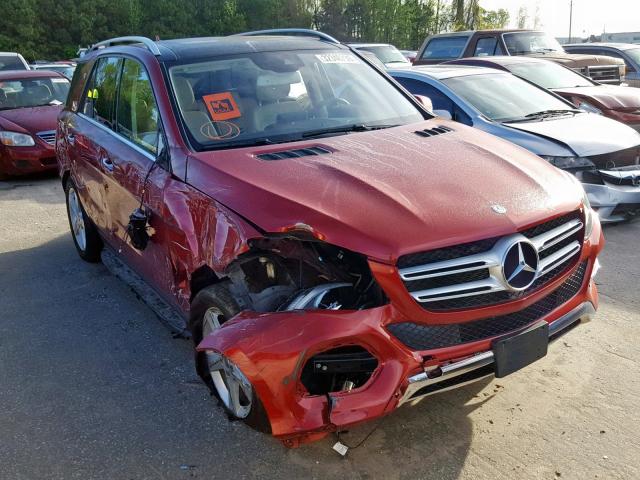 4JGDA5HB5HA945402 - 2017 MERCEDES-BENZ GLE 350 4M MAROON photo 1