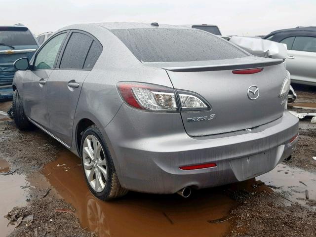 JM1BL1W5XB1368983 - 2011 MAZDA 3 S GRAY photo 3