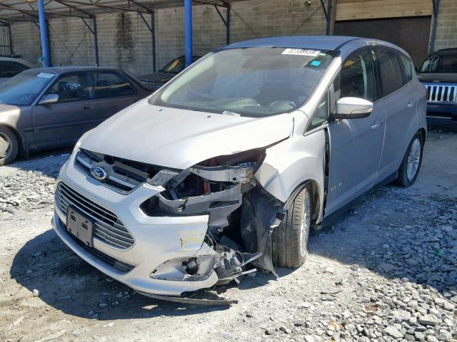 1FADP5BU0DL513902 - 2013 FORD C-MAX SEL WHITE photo 2