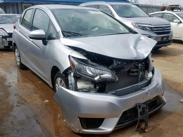 JHMGK5H52GX009899 - 2016 HONDA FIT LX SILVER photo 1